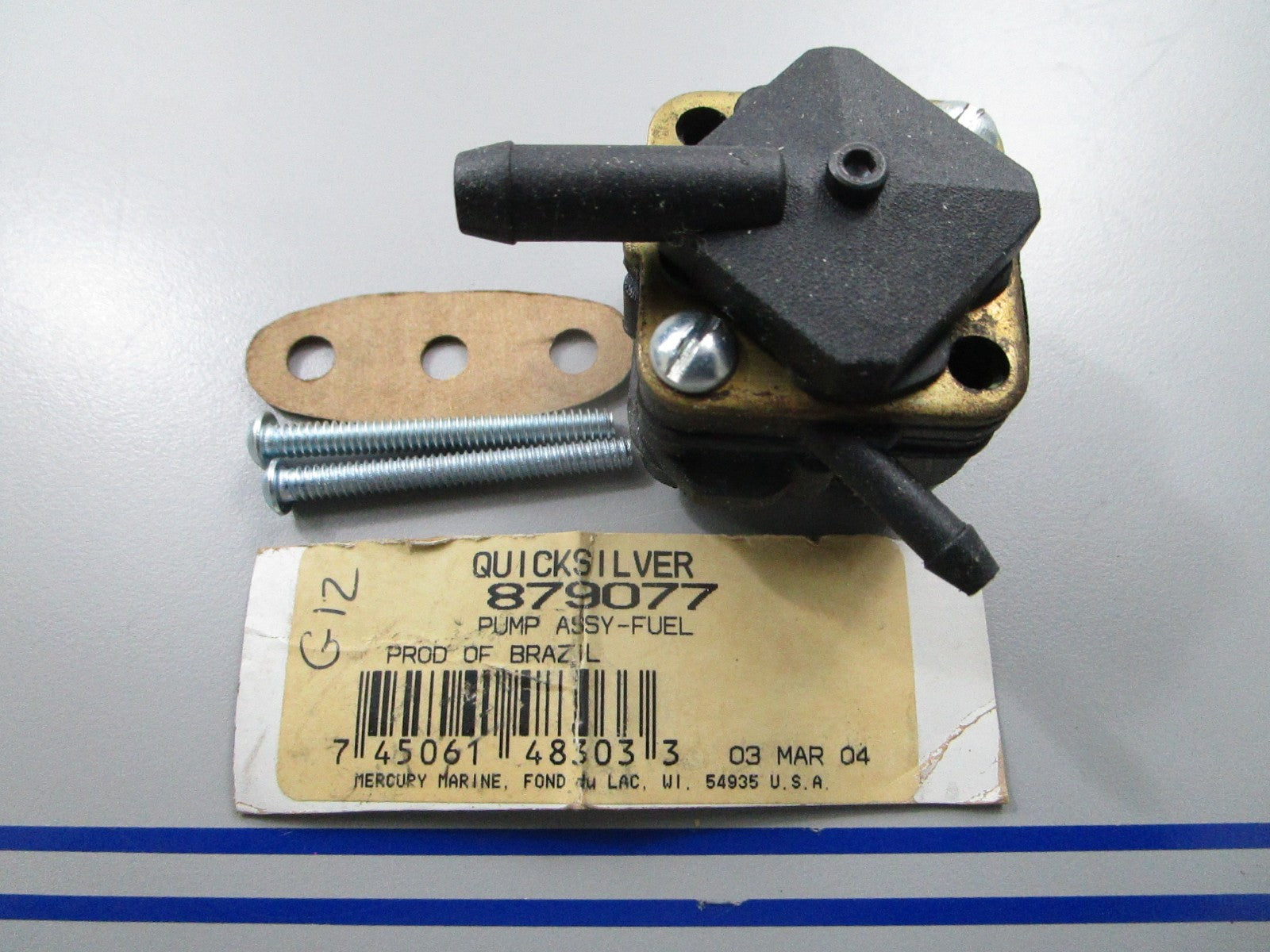 *NEW OEM* 0810 Mercury Quicksilver Fuel Pump Assembly 879077