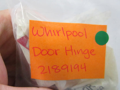NEW OEM 2189194 Whirlpool Door Hinge 0810