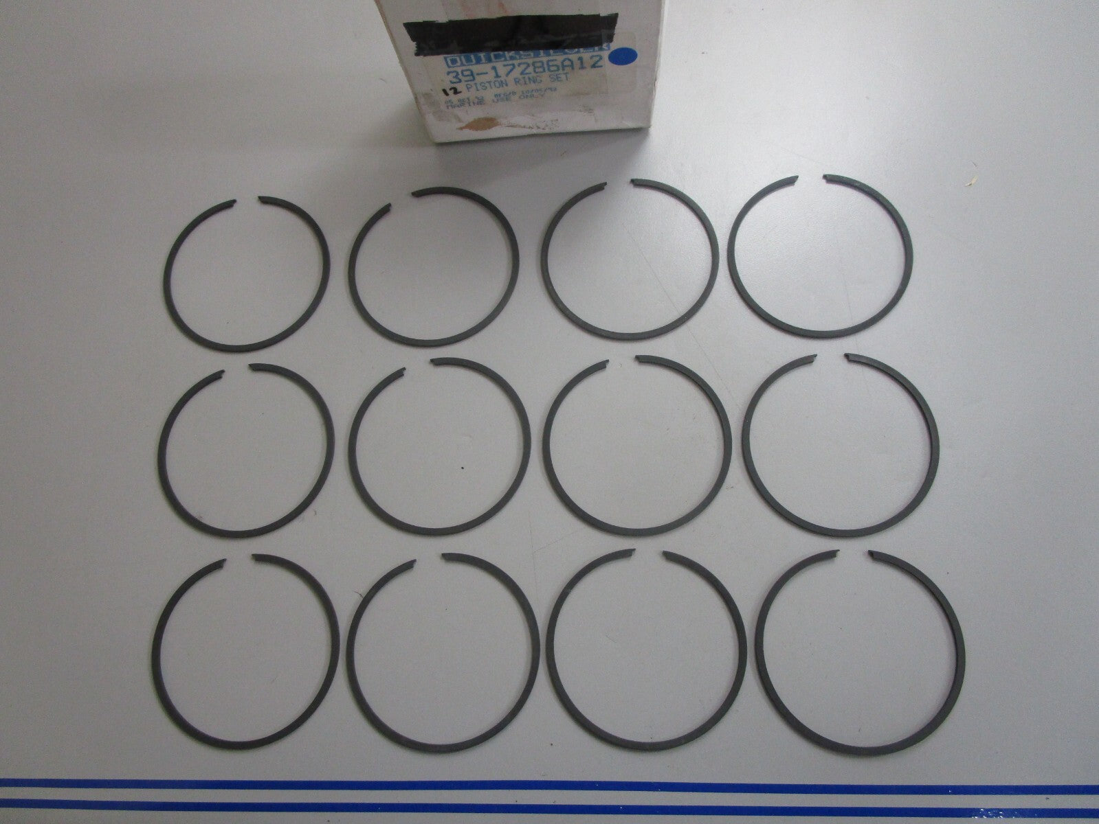 *NEW OEM* 0820 Mercury Quicksilver 12 Piston Ring Set 39-17286A12