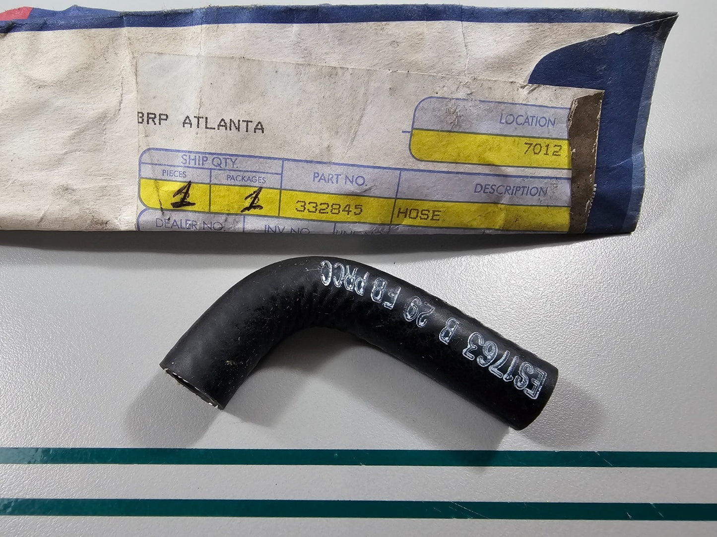 NEW OEM 332845 0332845 OMC Johnson Evinrude Hose 0810