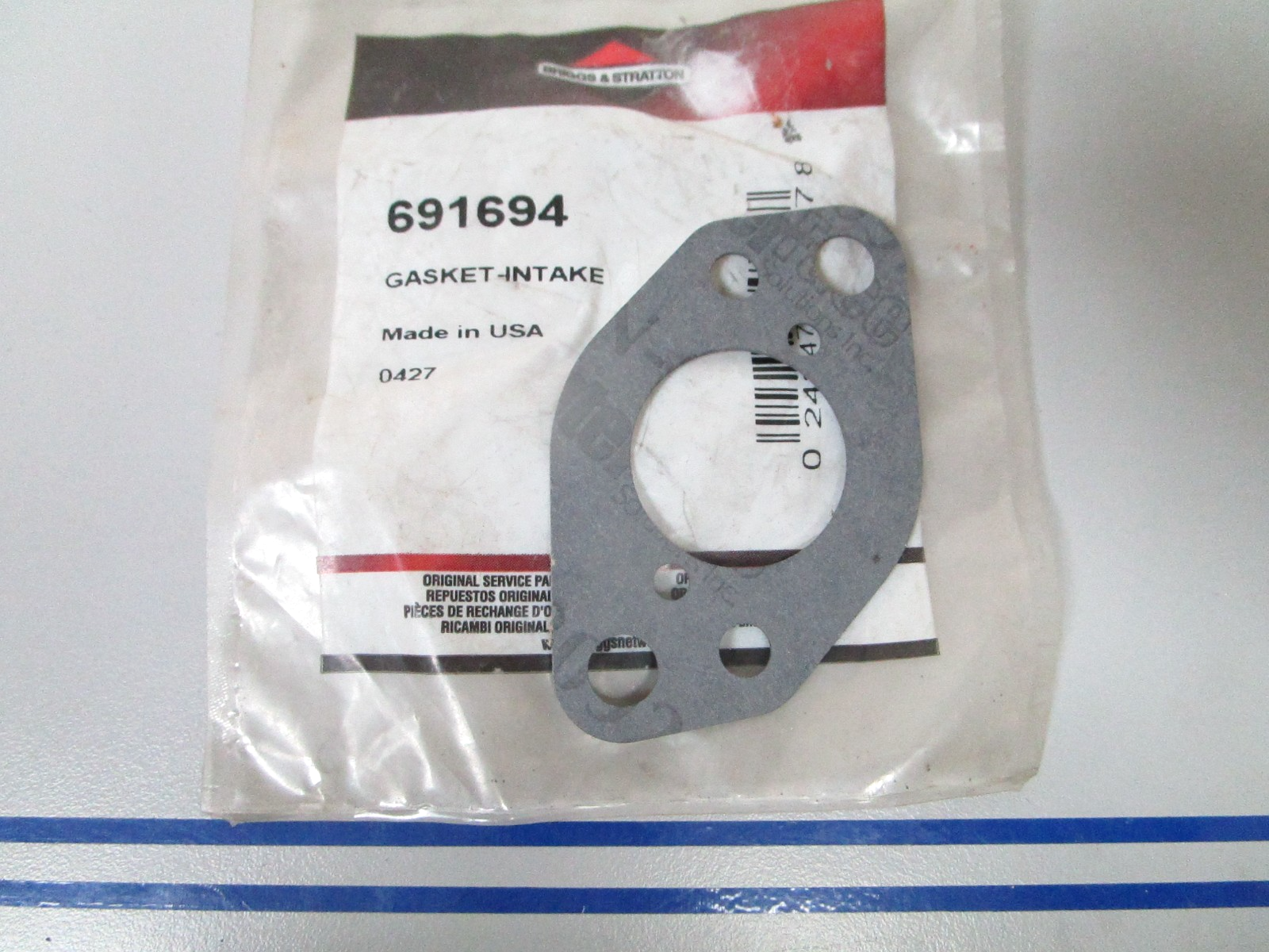 NEW OEM 691694 Briggs & Stratton Intake Gasket 0810