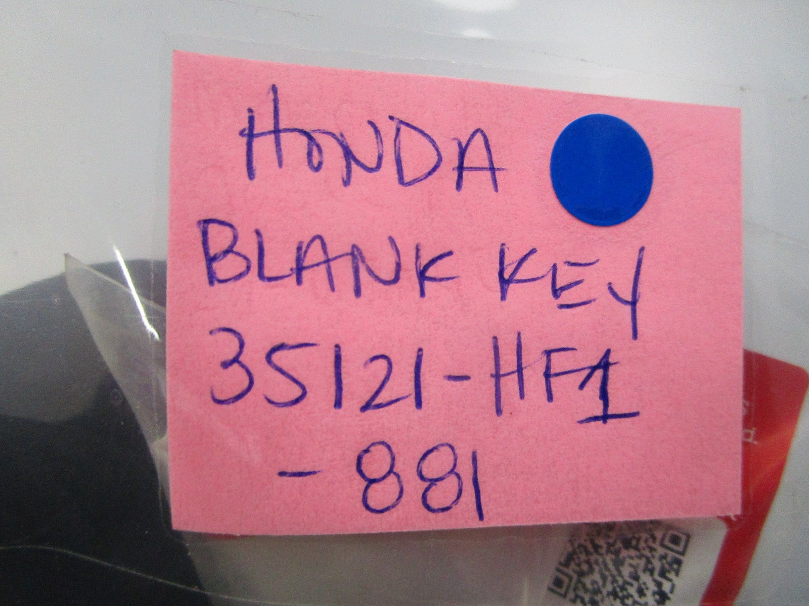 *NEW OEM* 0810 Honda Blank Key 35121-HF1-881
