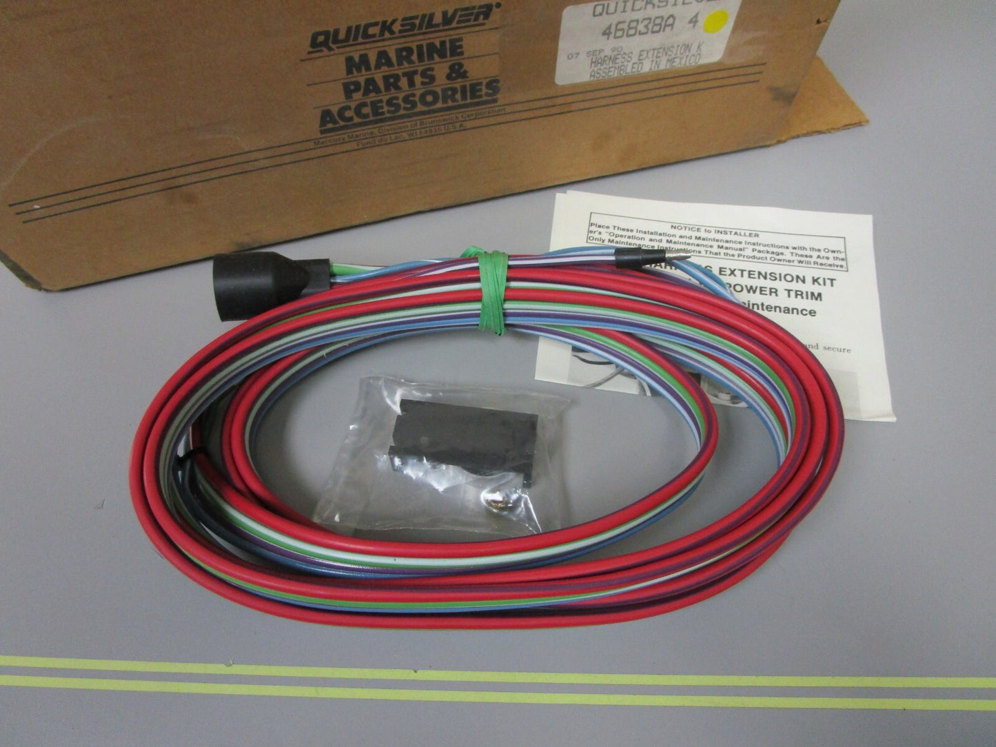 *NEW OEM* 0810 Mercury Quicksilver Harness Extension 46838A4