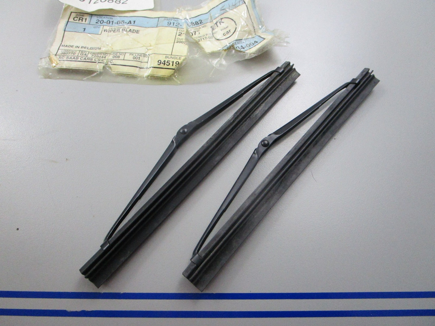 *NEW OEM* 0810 Saab Headlight Wiper Blade Set 9120882