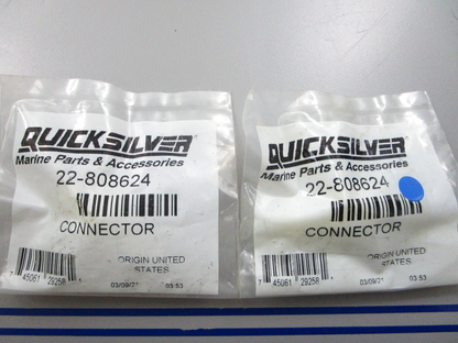 *NEW OEM* (LOT OF 2) 0810 Mercury Quicksilver Connector 22-808624
