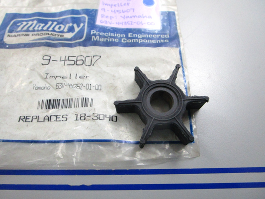 NEW 9-45607 Replaces: Yamaha 63V-44352-01-00 Mallory Impeller 0810