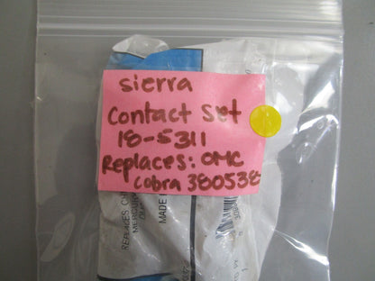 *NEW* 0810 Sierra Contact Set 18-5311 Replaces: OMC Cobra 380538