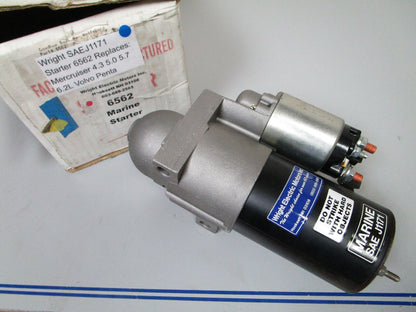 *NEW* 0720 Wright SAEJ1171 Starter 6562 Replace Mercruiser Volvo 4.3 5.0 5.7 6.2
