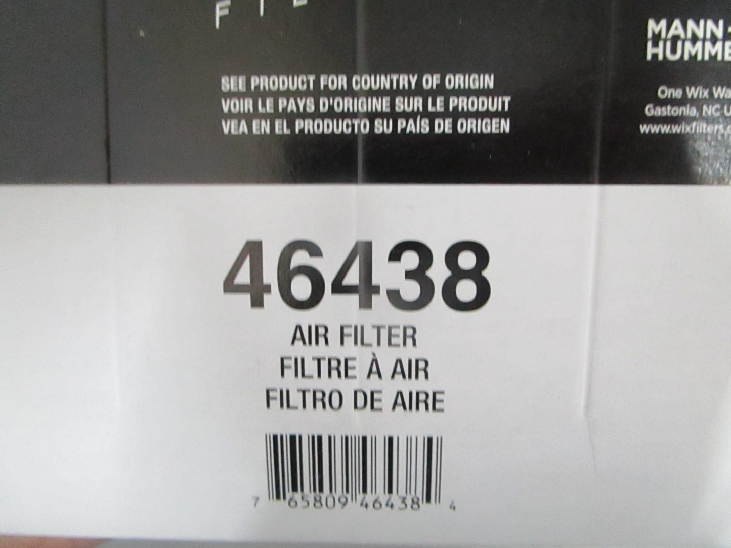 WIX NEW OEM Heavy Duty Radial Seal Outer Air Filter 46438 NOS Genuine 0820