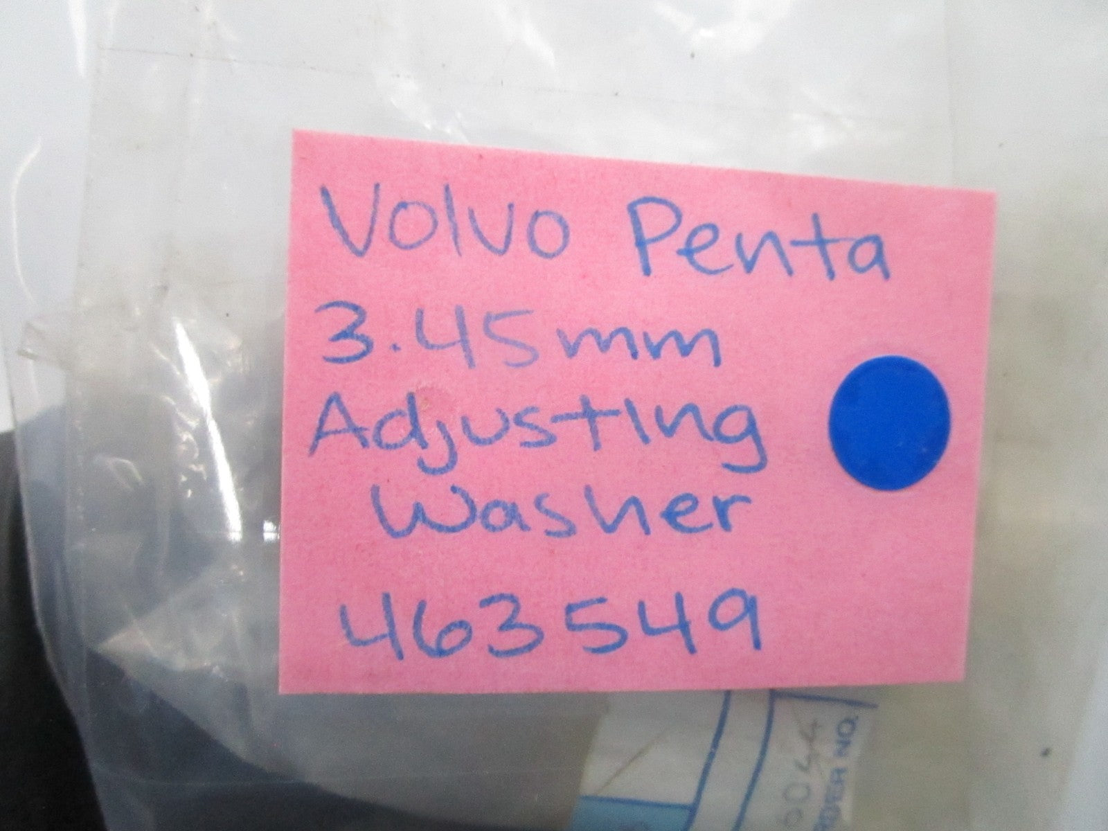 NEW OEM 463549 Volvo Penta 3.45mm Adjusting Washer 0810