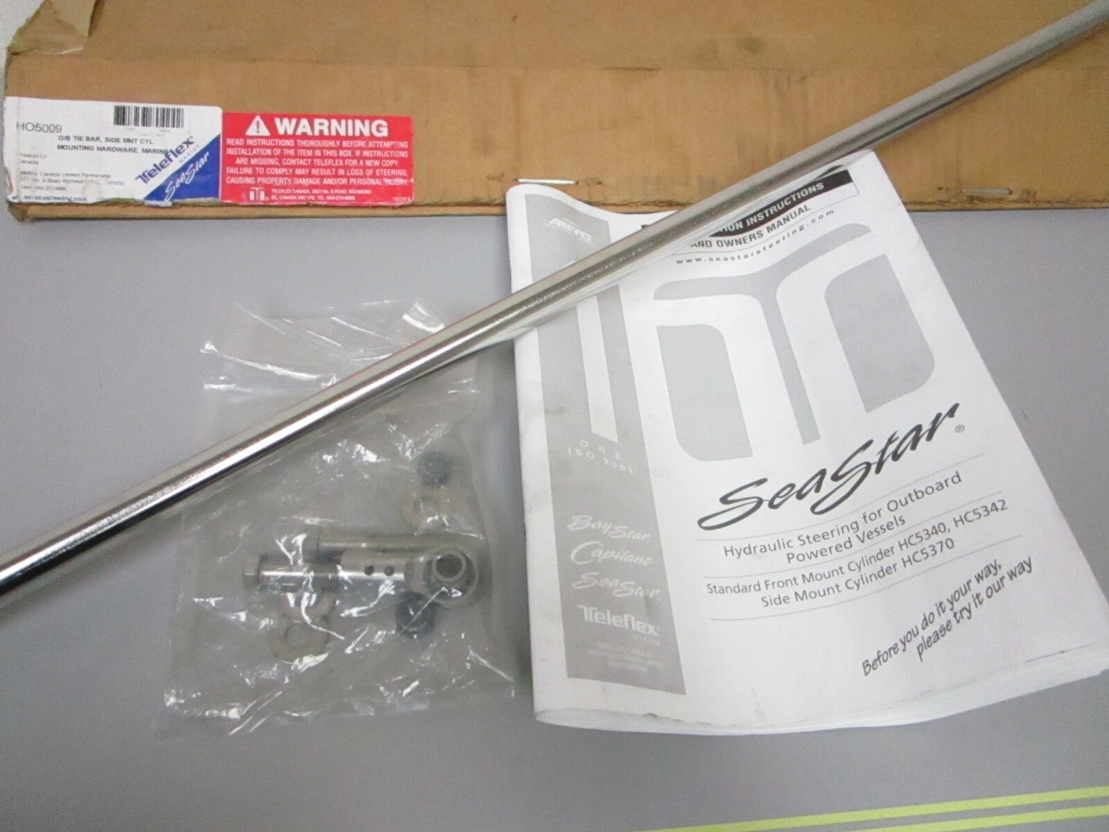 *NEW* 0720 Seastar Teleflex Tie Bar Kit HO5009 Fits: Yamaha 70 - 90 hp