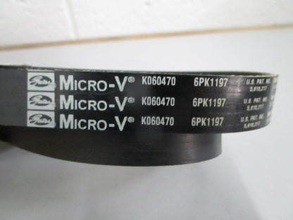 NEW K060470 Gates Micro-V AT Serpentine Belt 0820
