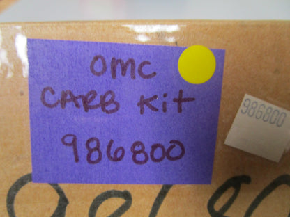 *NEW OEM* 0720 OMC Johnson Evinrude Carburetor Kit 986800 0986800