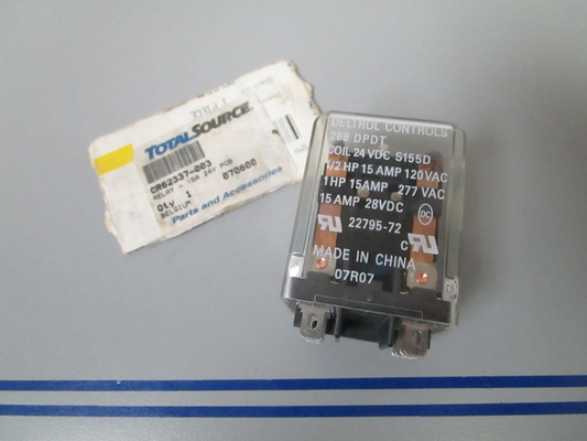 *NEW* 0720 Total Source 15A 12V PCB Relay CR62337-003 Replaces: Crown 062337-003