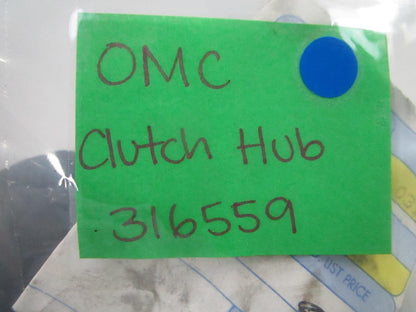 *NEW OEM* 0810 OMC Johnson Evinrude Clutch Hub 316559 0316559