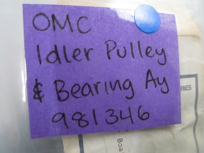*NEW OEM* 0810 OMC Johnson Evinrude Idler Pulley & Bearing Ay 981346 0981346