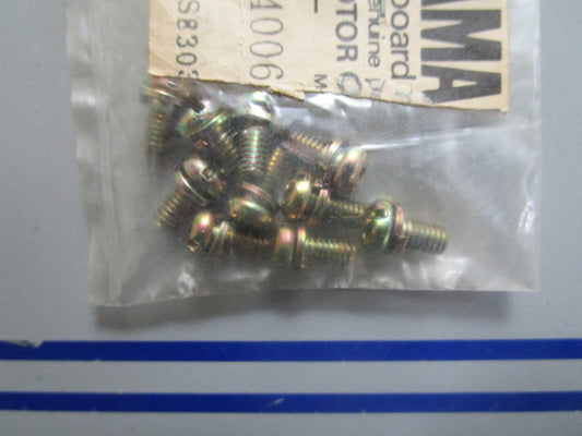 *NEW OEM* (LOT OF 10) 0810 Yamaha Screw 97802-04006-00