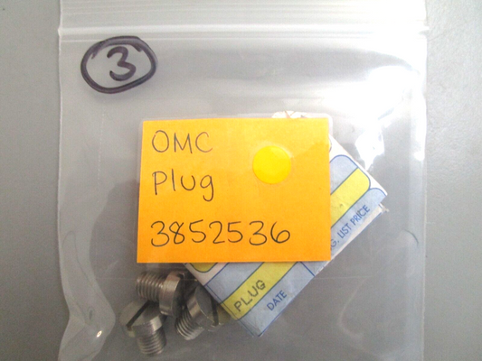 *NEW OEM* 0750 OMC Johnson Evinrude PLUG 3852536