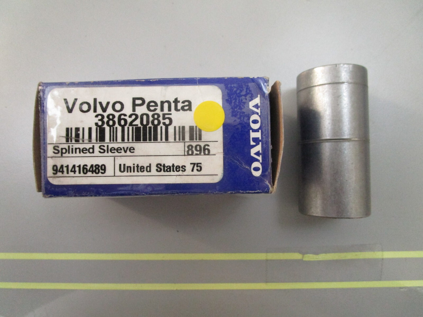 *NEW OEM* 0810 Volvo Penta Splined Sleeve 3862085