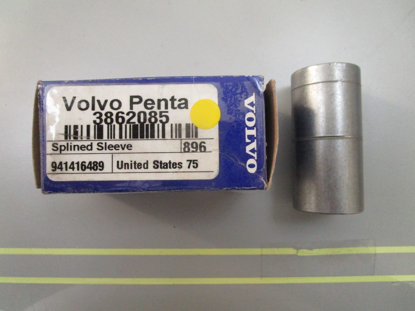 *NEW OEM* 0810 Volvo Penta Splined Sleeve 3862085