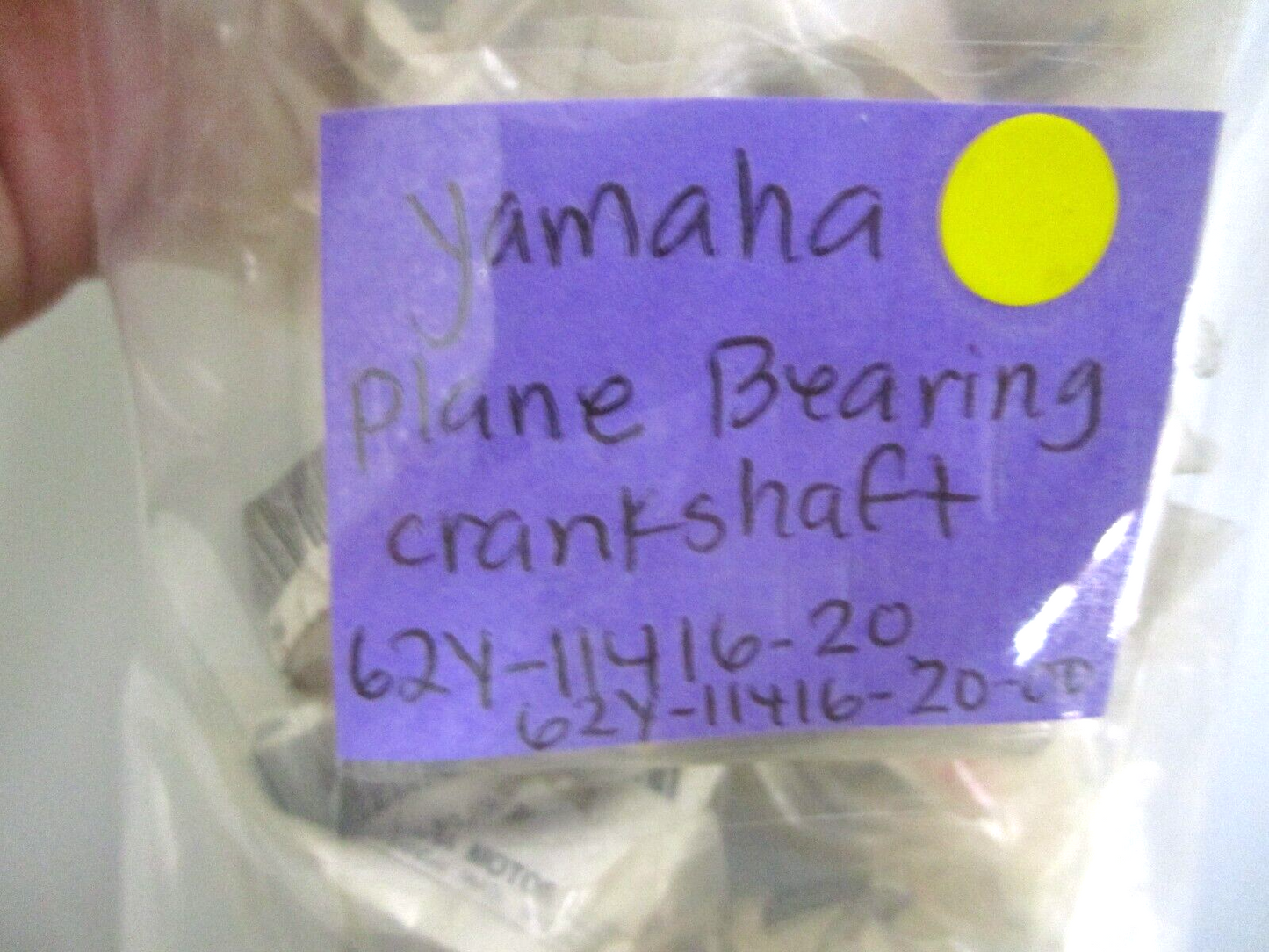 *NEW OEM* 0750 Yamaha PLANE BEARING CRANSHAFT 62Y-11416-20  62Y1141620