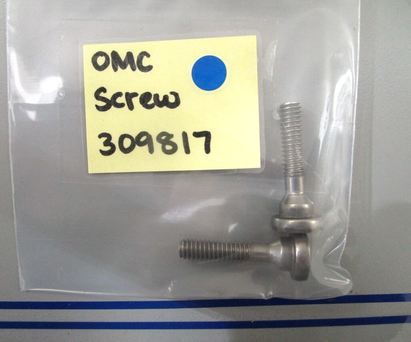 *NEW OEM* (LOT OF 2) 0780 OMC Johnson Evinrude Screw 309817 0309817