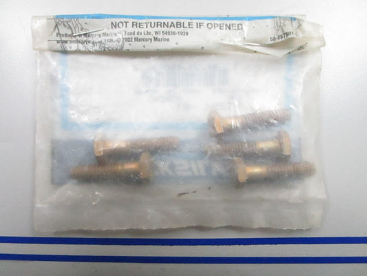 *NEW OEM* (LOT OF 5) 0810 Mercury Quicksilver Screw 10-76213