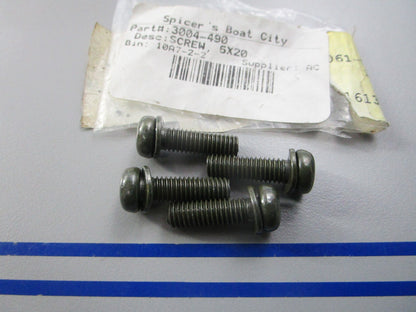 NEW OEM (LOT OF 4) 3004-490 Arctic Cat Screw w/ Washer 0810
