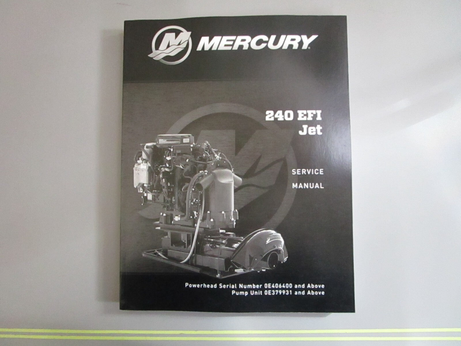 *NEW OEM* 0820 Mercury Quicksilver 240 EFI Jet Service Manual 90-8M0122848