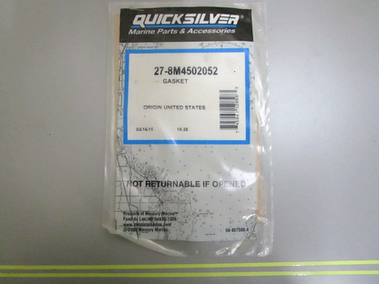 *NEW OEM* 0750 Mercury Quicksilver WATER PUMP GASKET 27-8M4502052