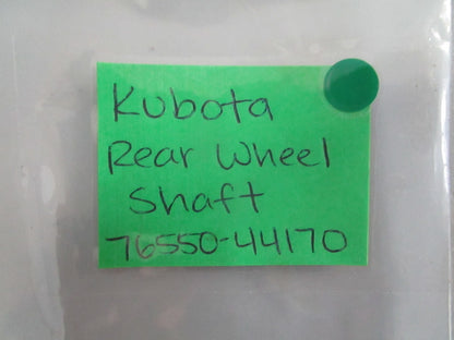 NEW OEM 76550-44170 Kubota Rear Wheel Shaft 0820