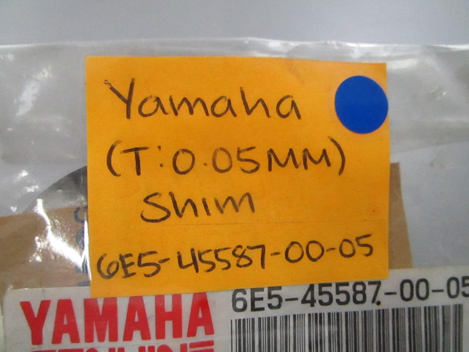 NEW OEM 6E5-45587-00-05 Yamaha (T:0.05mm) Shim 0810