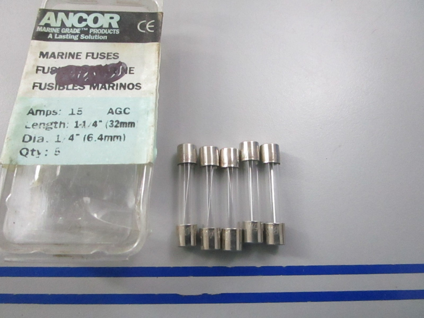 NEW 601150 Ancor 15A 5 Fuse Set 0810