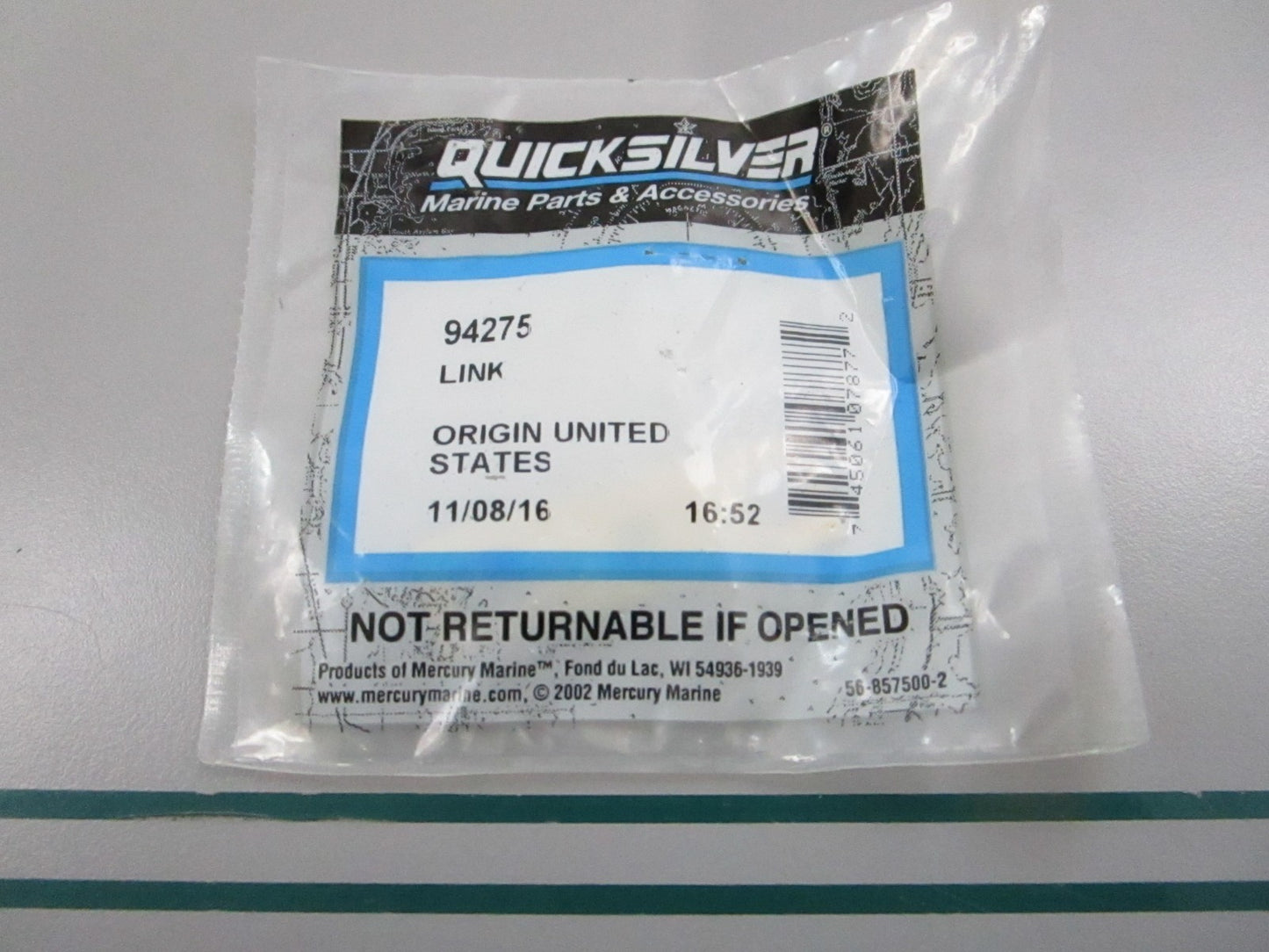 NEW OEM 94275 Mercury Quicksilver Link 0810