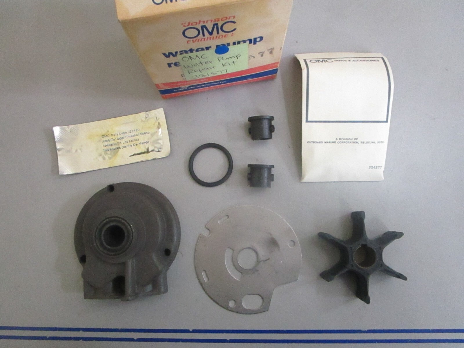 *NEW OEM* 0810 OMC Johnson Evinrude Water Pump Repair Kit 381577 0381577