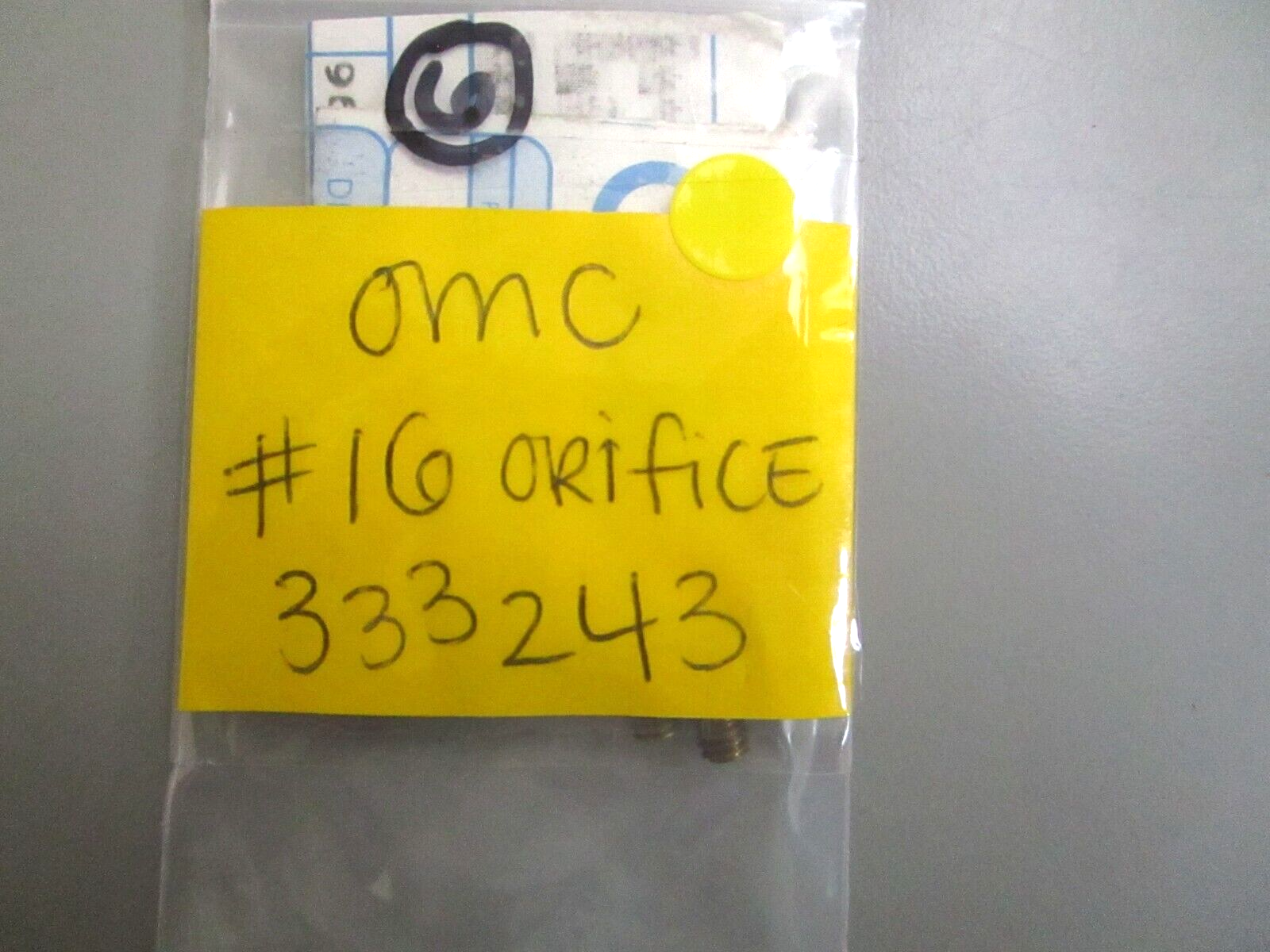 *NEW OEM* 0750 OMC Johnson Evinrude #16 ORIFICE 333243 0333243