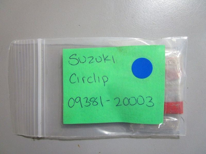 *NEW OEM* (LOT OF 4) 0770 Suzuki Circlip 09381-20003