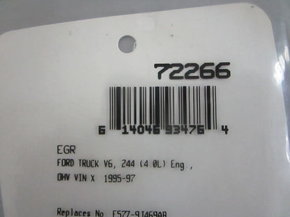 *NEW OEM* 0820 Fel-Pro EGR Gasket 72266