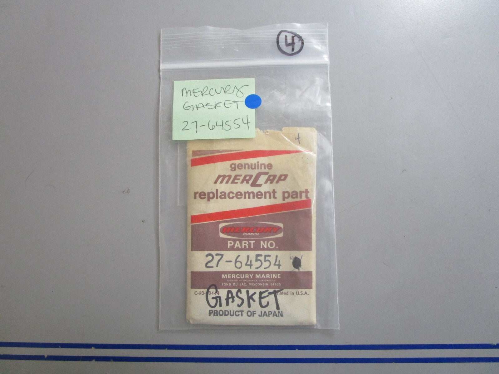 *NEW OEM* 0810 Mercury Quicksilver Gasket 27-64554