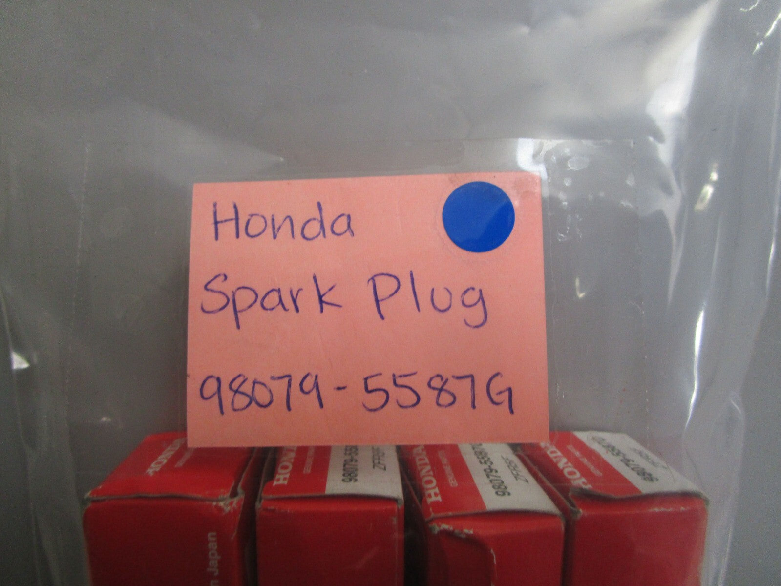 *NEW OEM* (LOT OF 4) 0770 Honda Spark Plug 98079-5587G