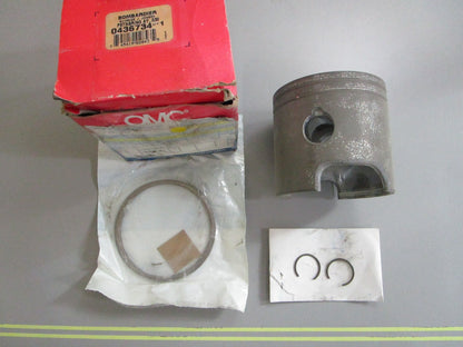 *NEW OEM* 0820 OMC Johnson Evinrude Piston & Ring Assy 436734 0436734