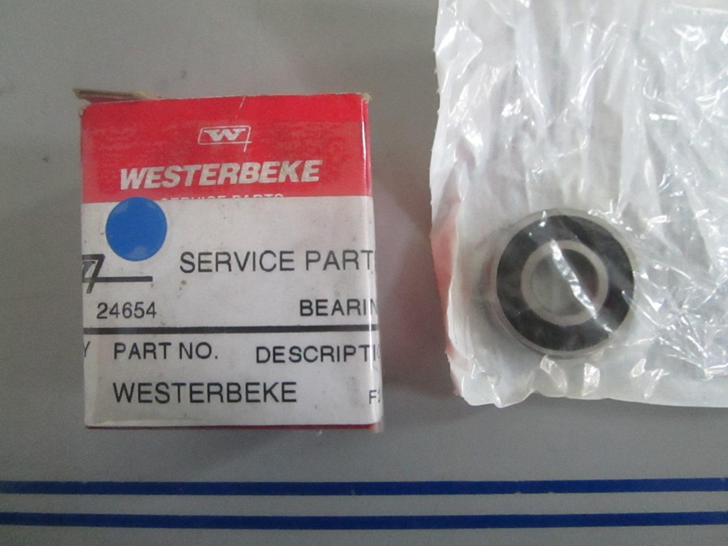 NEW OEM 24654 Westerbeke Bearing 0820