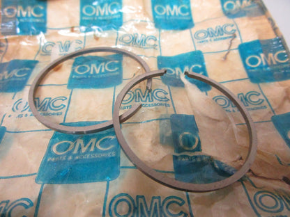 NEW OEM 383921 0383921 OMC Johnson Evinrude 2 Piston Ring .020 Assembly 0720