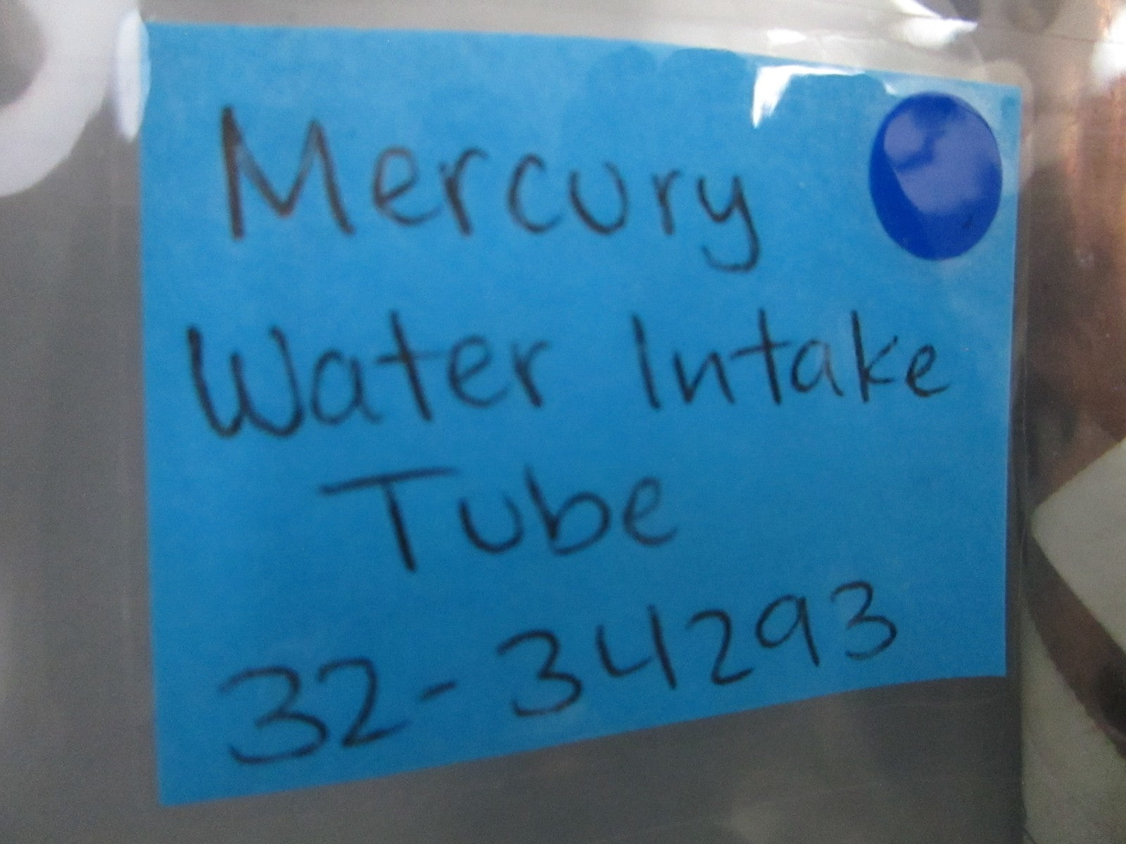 *NEW OEM* 0810 Mercury Quicksilver Water Intake Tube 32-34293