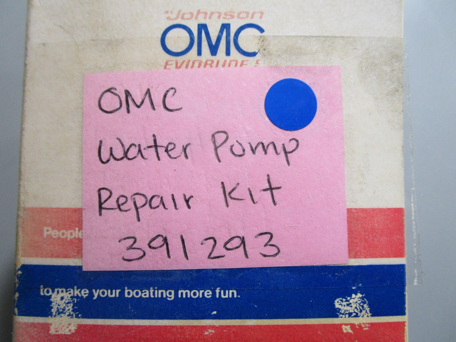 *NEW OEM* 0810 OMC Johnson Evinrude Water Pump Repair Kit 391293 0391293