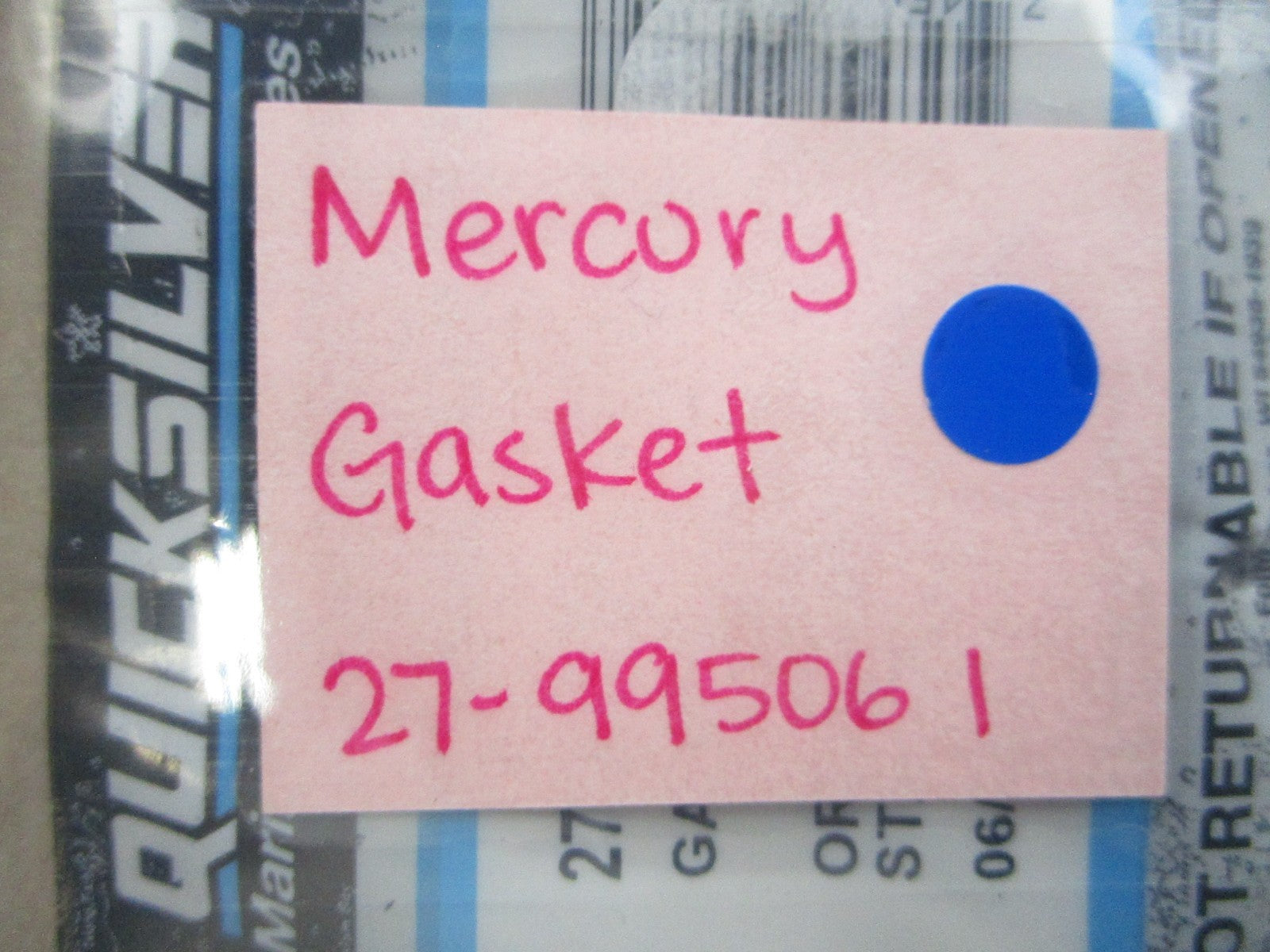 NEW OEM (LOT OF 2) 27-995061 Mercury Quicksilver Gasket 0810