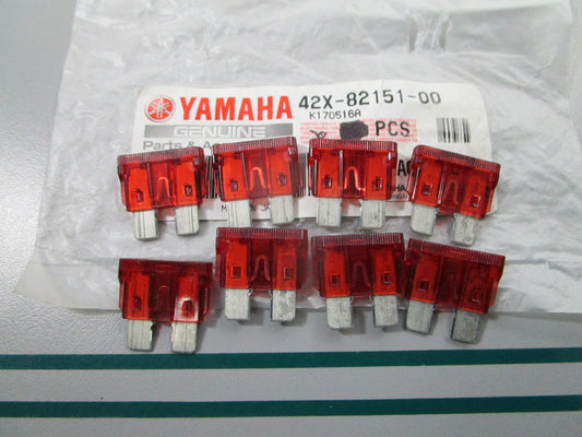 NEW OEM (LOT OF 8) 5Y1-14384-00-00 Yamaha 10AMP Fuse 0810