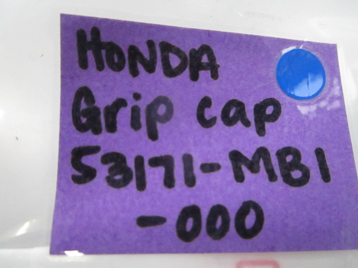 *NEW OEM* 0810 Honda Grip Cap 53171-MB1-000