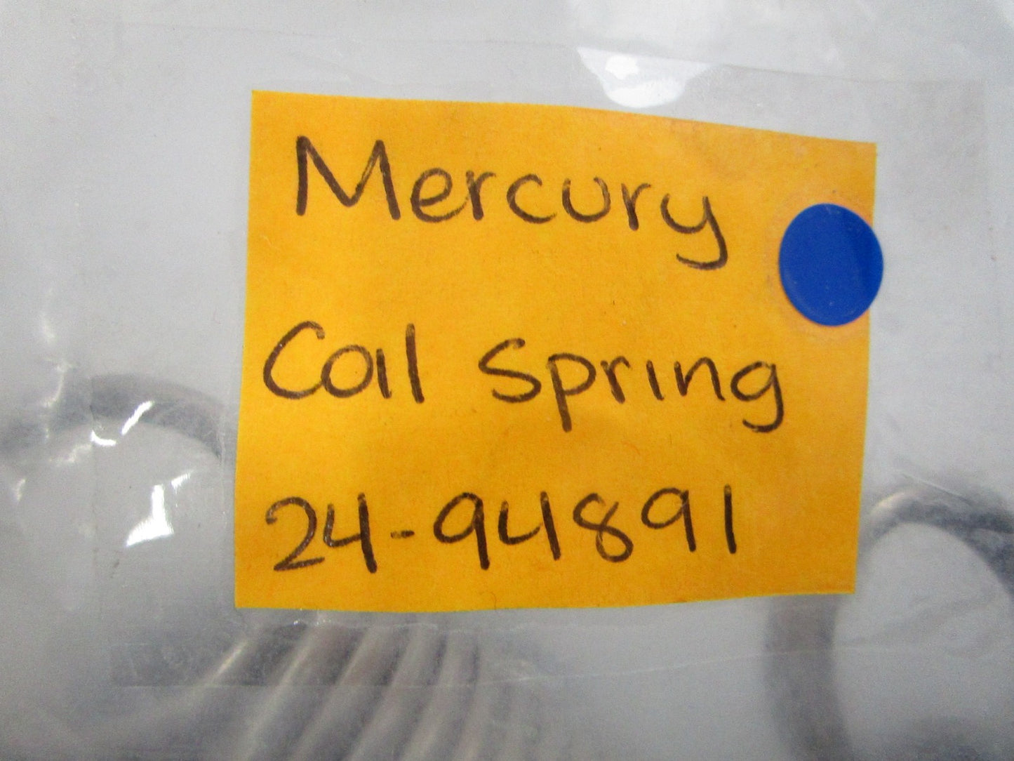 NEW OEM 24-94891 Mercury Quicksilver Coil Spring 0810