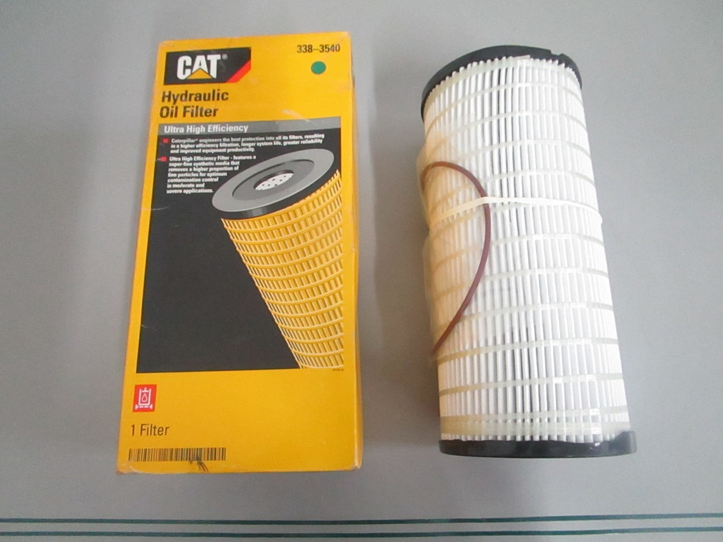 CAT 338-3540 Ultra High Efficiency Hydraulic Oil Filter Heavy Equip NEW OEM 0820